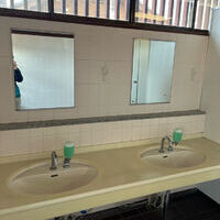 穂高駅　公衆トイレの登山トイレ