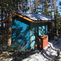 塩見岳 三伏峠小屋(冬季)の登山トイレ