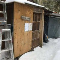 しらびそ小屋の登山トイレ